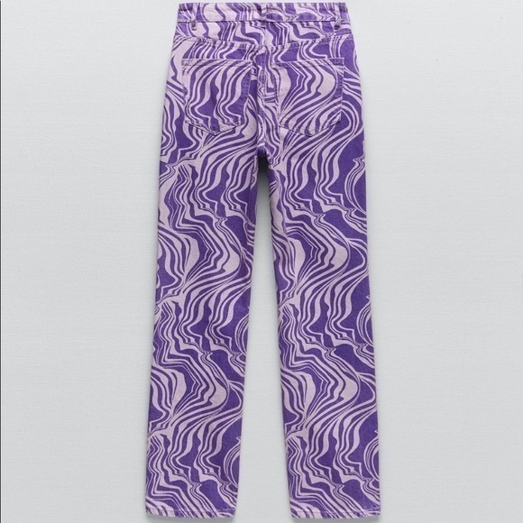 ZARA Purple Y2K Jeans - Picture 6 of 7